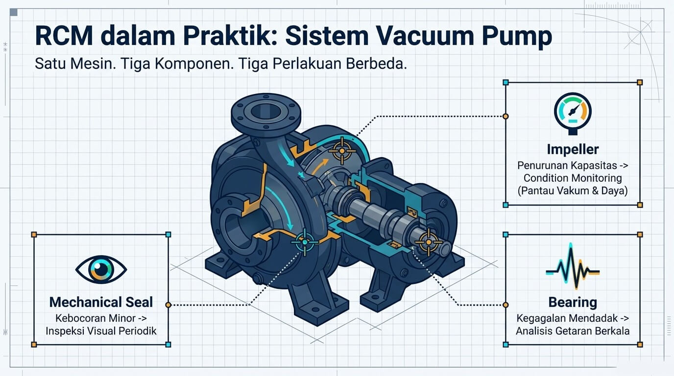 RCM - penerapan pada vacuumpump